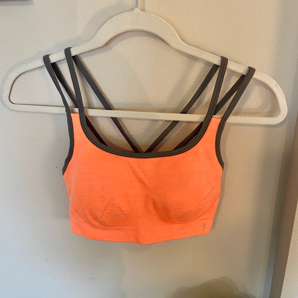Bright Orange Sports Bra